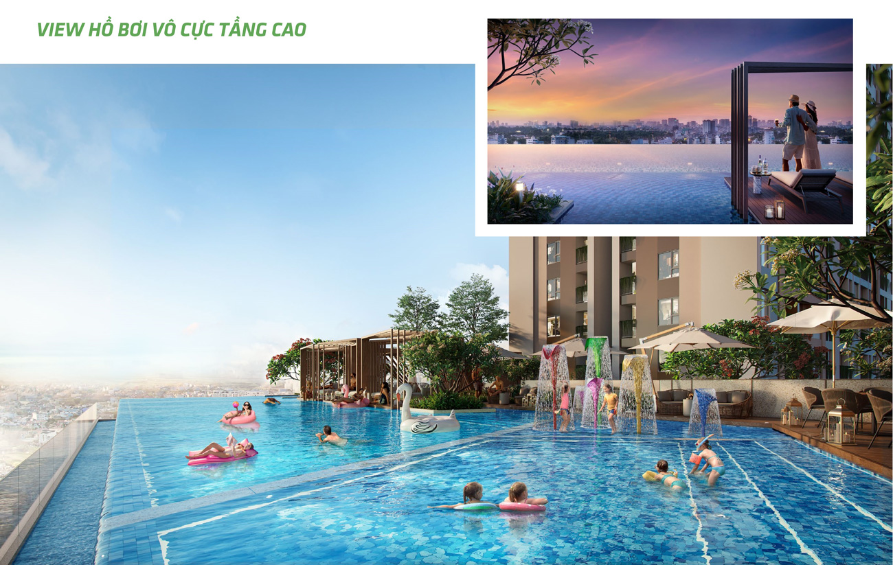 Hồ bơi vô cực tại Picity Sky Park